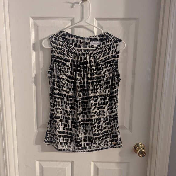 Calvin Klein Tops - Calvin klein black and white top - M